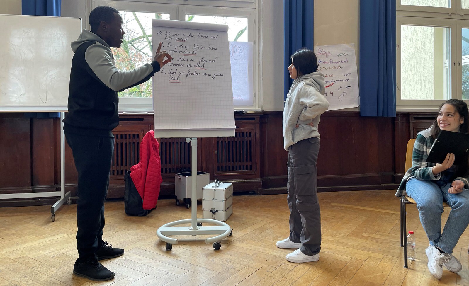 Alfred-Nobel-Schule — Rap -Workshop mit Matondo Castlo